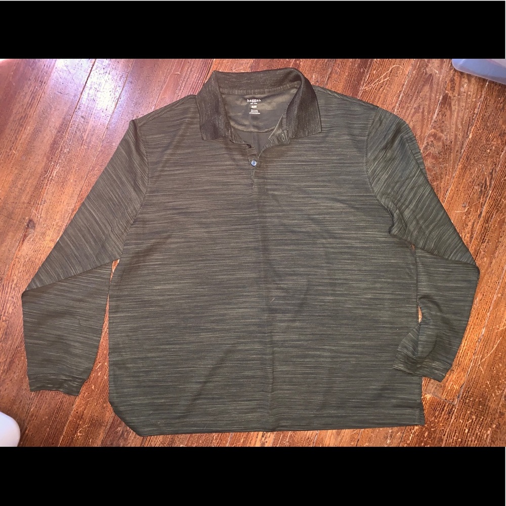 Haggar Long Sleeved Polo Shirt